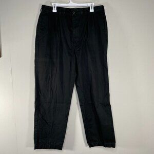 Polo Golf RL Pleated Classic Chino Pants Men's 38 x 30 Black-ish Green